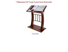 Tablet Screenshot of muhammadaligoatbookstand.com